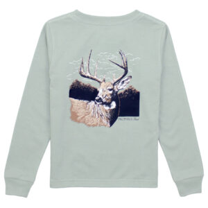 Long sleeve shirt with deer design