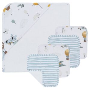 Living Textiles - 5pc Bath Gift Set - Up And Up Away