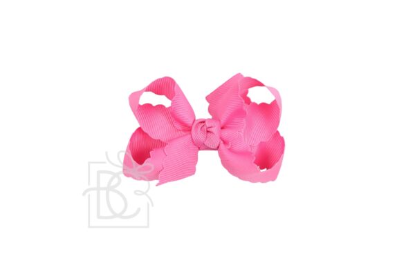beyond creations 4.5 inch scalloped edge bow on alligator clip beyond creations 4.5 inch scalloped edge bow on alligator clip