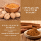 Cinnamon French Toast fragrance with nutmeg and spices.