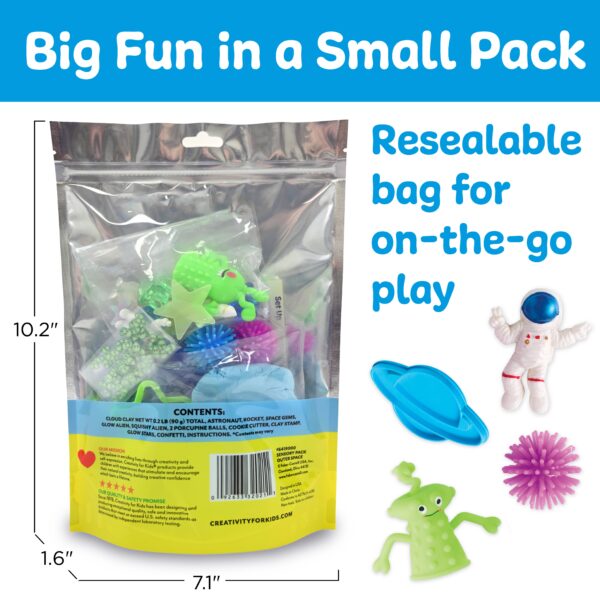 faber castell / creativity for kids sensory pack outer space on the go play set for kids Toy set in resealable bag for easy play.