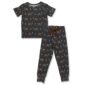 cowkid clothing co hereford bull short sleeve pajama set