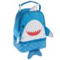 Blue shark-themed kids lunchbox.