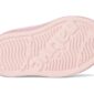 Pink shoe sole with wavy tread pattern