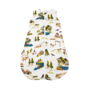 Bebe au Lait - Wyoming Classic Muslin Sleeper 6-12M