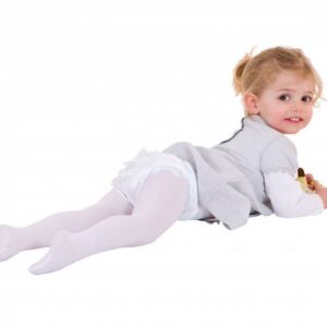 Country Kids - Ruffle Rhumba Tights: Ivory