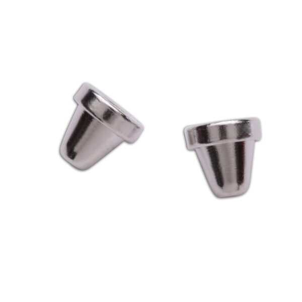 Small metal conical furniture legs