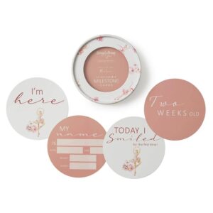 Ballerina milestone cards for newborns and babies.