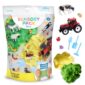 Farm sensory pack with clay and toy animals.