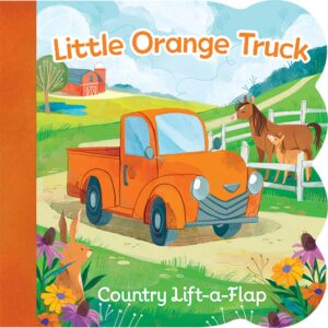 Children's book cover: Little Orange Truck on farm