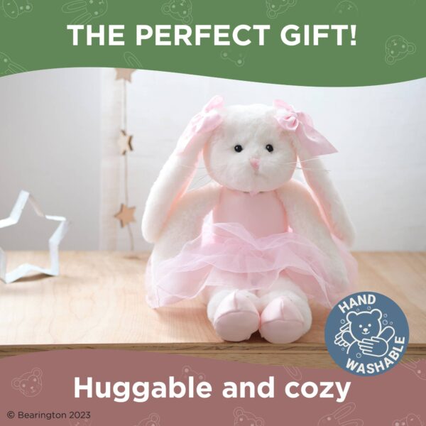 bearington collection lil bunny tutu the ballerina Soft plush bunny, perfect cozy gift.