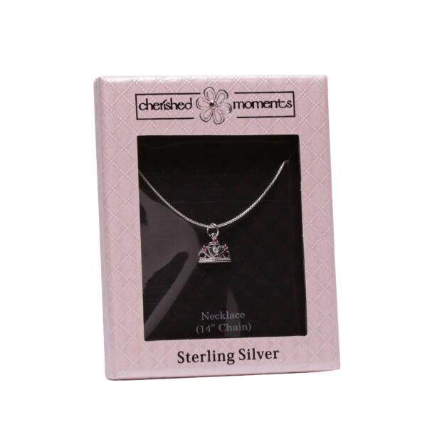 cherished moments 14k gold plated children's open heart necklace for children: 14 inch Sterling silver necklace in decorative box.