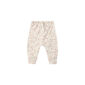 Floral baby leggings with elastic waistband.