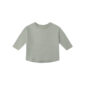 Light gray long-sleeve baby shirt with buttons.