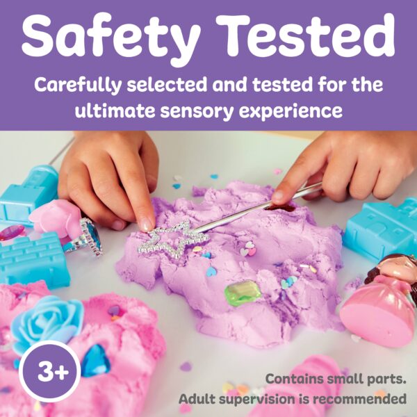 faber castell / creativity for kids sensory pack princess on the go play set for kids Child playing with sensory dough and toys