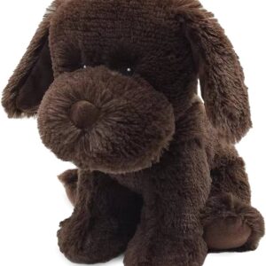 Plush brown stuffed dog toy