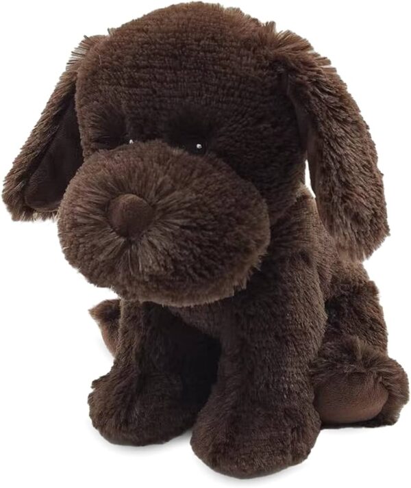 Plush brown stuffed dog toy