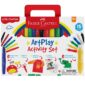 Faber-Castell kids art activity set with markers and tools.