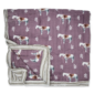 cowkid clothing co muave ranch horse bamboo muslin blanket