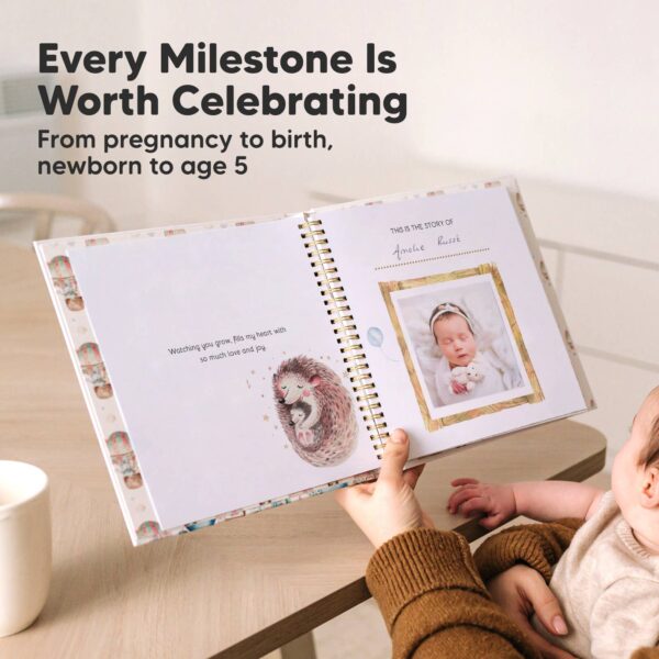 keababies keababies baby first years memory book: adventureland Baby milestone book from pregnancy to age five.