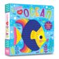 Colorful children's ocean-themed touch and feel book cover.