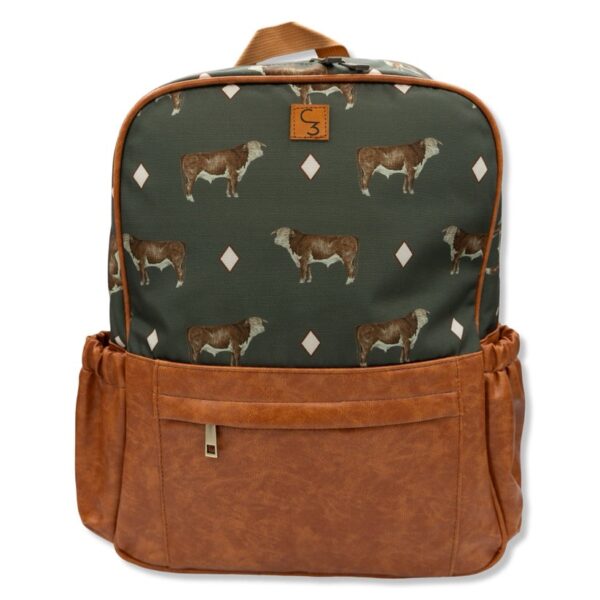 cowkid clothing co hereford bull backpack cowkid clothing co hereford bull backpack