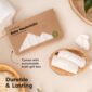 KeaBabies baby washcloths in sustainable gift box.