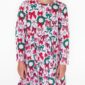Child wearing festive bow-print dress