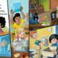 Kids searching for missing classroom pets