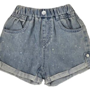ML Kids - Rhinestone Denim Shorts