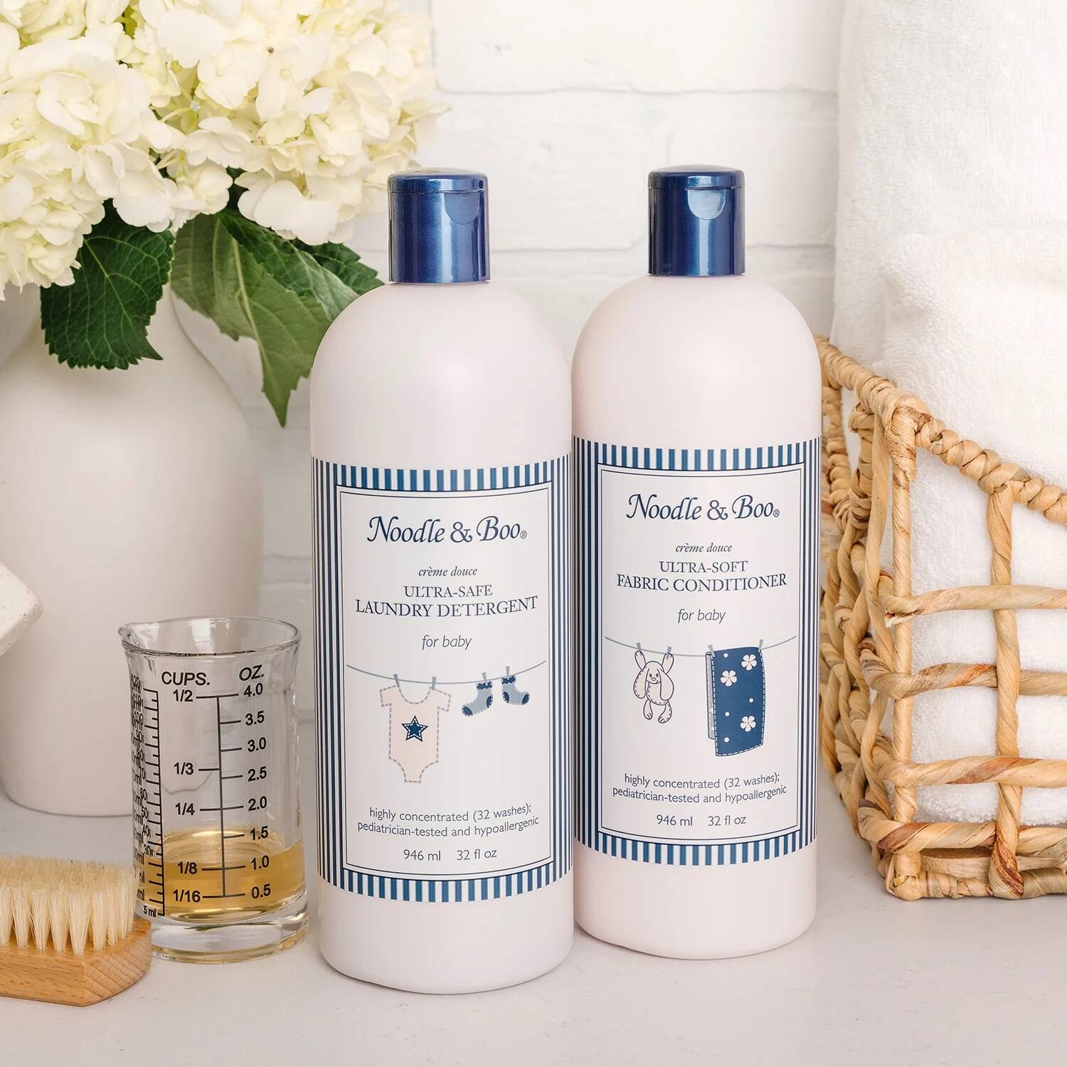 Noodle & Boo baby laundry detergent and fabric conditioner